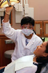 Picture of a Dentist Working on a Patient